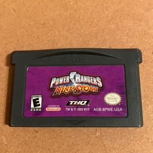Game boy advance Power Rangers ninja storm